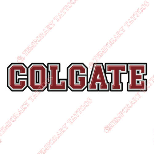 Colgate Raiders Customize Temporary Tattoos Stickers NO.4160